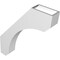 Ekena Millwork 3 1/2-in. W x 20-in. D x 24-in. H Legacy Architectural Grade PVC Knee Brace BRCP035X20X24LEC - alternate 5